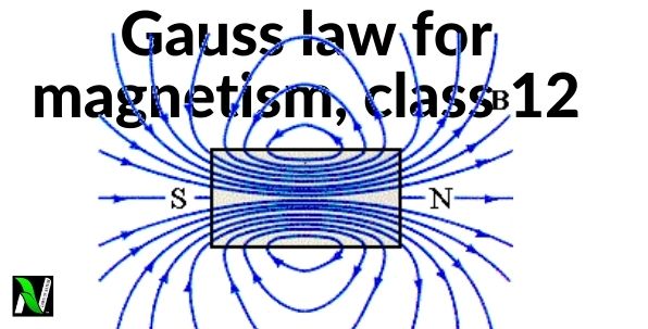 Gauss law for magnetism class 12 | statement, derivation, differential form, and integral form