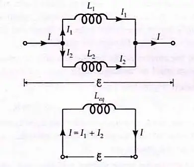 parallel inductors Grouping of inductors