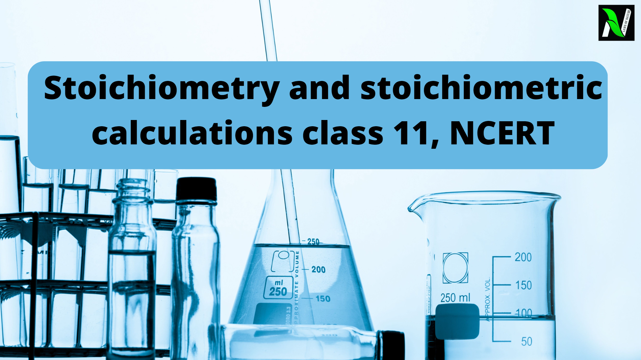Stoichiometry and stoichiometric calculations class 11, NCERT