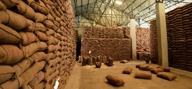 storage of harvested crops