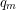 Rendered by QuickLaTeX.com q_{m}
