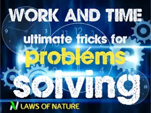 work and time problems tricks | fast track arithmetic formulae for problem solving.
