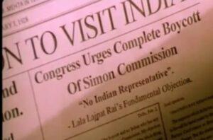 Congress decision to boycott Simon Commission 