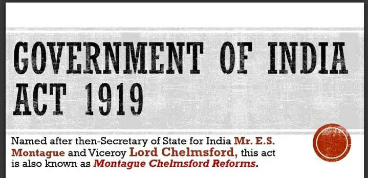 Government of India Act 1919