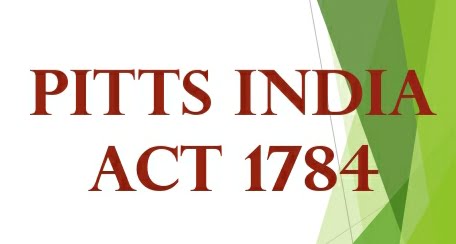 Pitts India Act 1784