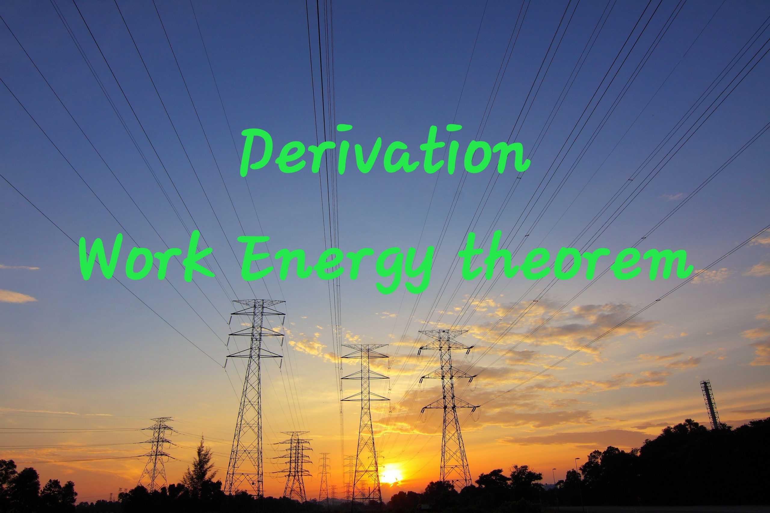 Derivation of work energy theorem class 11 | 2 cases rotational and translational