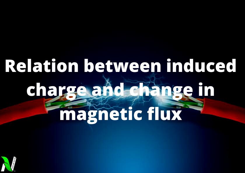 Relation between induced charge and change in magnetic flux