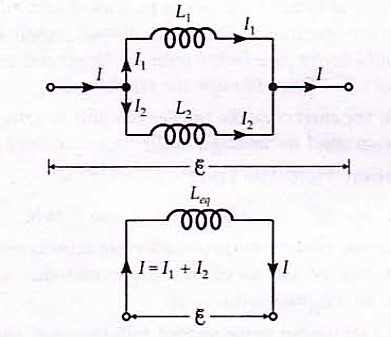parallel inductors Grouping of inductors