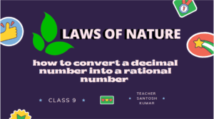 how to convert a decimal number into a rational number